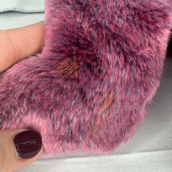 Vintage Ty Beanie Buddies 2000 Signature Bear Embroidered Heart Purple Plush Y2K - Picture 10 of 10